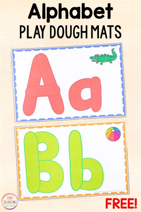 alphabet playdough mats  printable printable templates