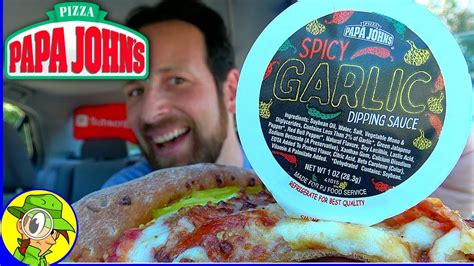 papa john s® spicy garlic dipping sauce review 🍕🌶️🔥 peep this out 😋 youtube