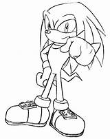 Knuckles Sonic Coloring Pages Echidna Exe Super Drawing Printable Color Tails Getdrawings Getcolorings Colorings Supercilious sketch template