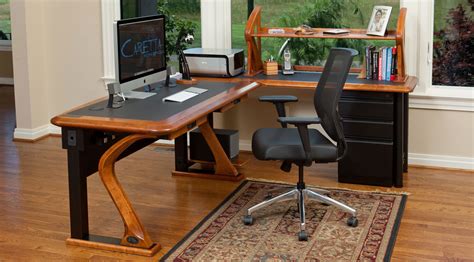 shaped desks products  caretta workspace