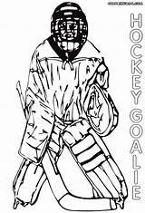 Sidney Crosby Goalie sketch template