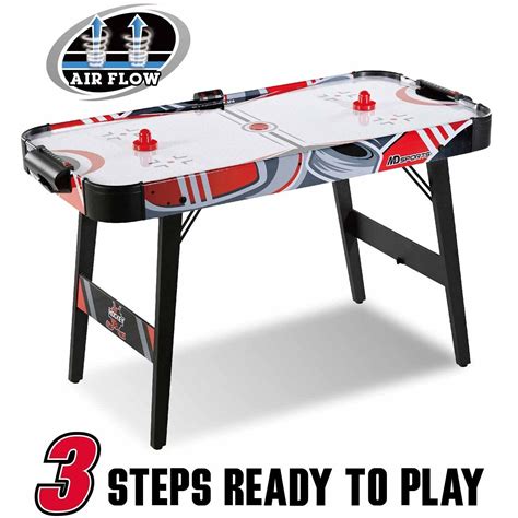 Md Sports 48 Air Powered Hockey Table Only 18 90 Air Hockey Table