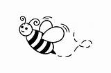 Bee Buzzing Svg Craft sketch template