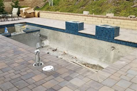 backyard renovation  pool  spa santa clarita remodeling contractors