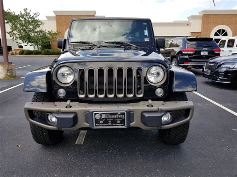 pre owned  jeep wrangler unlimited  anniversary suv