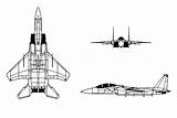 15 Eagle Douglas Mcdonnell Drawing Gif General Data Aircav Recog sketch template