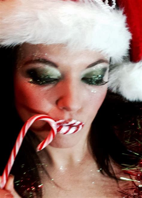 Candy Cane Lips And Christmas Fantasy Makeup By Ashleericemakeupartist