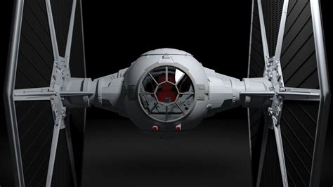star wars imperial tie fighter   model cgtrader