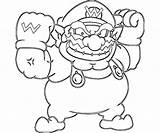 Wario Coloringhome Koopa Troopa sketch template