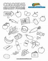 Coloring Pages Worksheets Healthy Nutrition Kindergarten Food Kids Foods Color Choices Body Print Printable Raising Eaters Tips Getcolorings Fitness Getdrawings sketch template