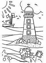 Zomer Ausmalbilder Vakantie Urlaub Kleurplaat Kleurplaten Leuchtturm Mewarnai Sommerferien Musim Panas Coloriage Vacances Malvorlage Bergerak Dete Ausmalbild Vacanze Zee Animierte sketch template