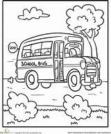 Safety Buster Buses Getcolorings Bianoti Schulbus sketch template
