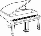 Piano Musique Pour Violon Colorier Pianos Klavier Instrumentos Coloori Instrumenter Coloriages Ausmalen Cordes Guitare Imprimable sketch template