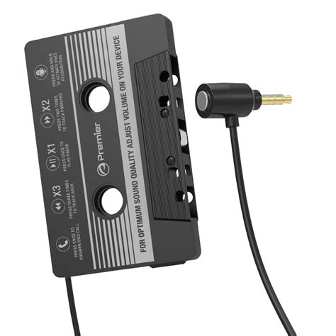 premier cassette adapter  microphone