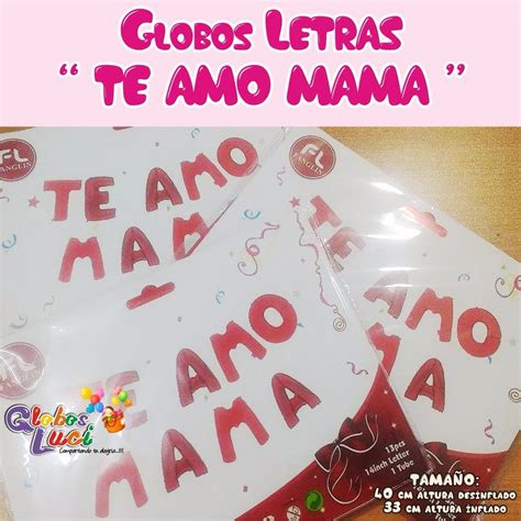 Globos Letras Feliz Día Mamá S 25 00 En Mercado Libre