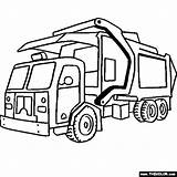 Garbage Trucks sketch template