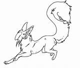 Lineart Masked Tailmouth sketch template