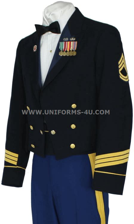 army enlisted blue mess dress uniform