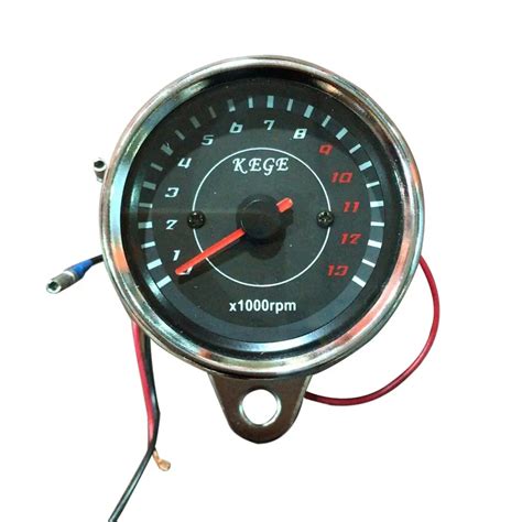 universal motorcycle tachometer meter led backlight  rpm shift motorcycle digital