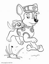 Paw Patrol Coloring Chase Pages Printable Print Color Drawing Cartoon Kids Getcolorings Look Other Getdrawings sketch template