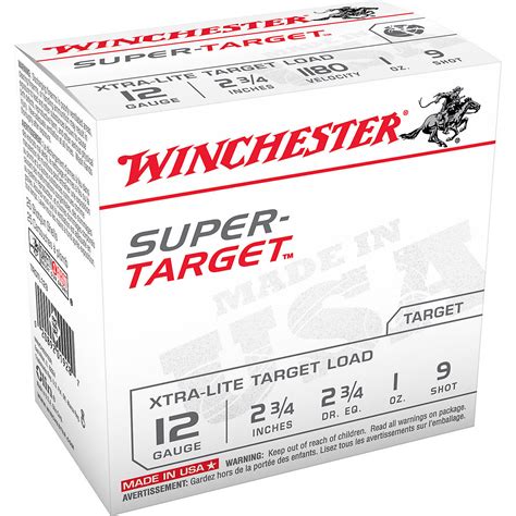 winchester super target  gauge shotgun shells academy
