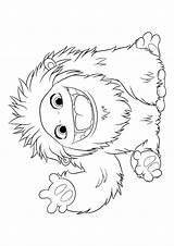 Yeti Everest Colorings sketch template