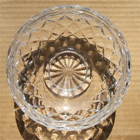 Vintage Waterford Crystal Tware Footed Bowl 5 5 Inch