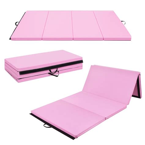 folding gymnastics mat  panels gym pu leather epe