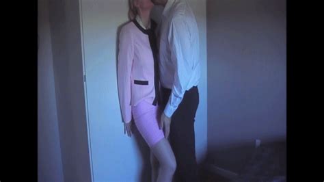 Pink Skirt Suit Cum On Satin Blouse 1 Pics Xhamster
