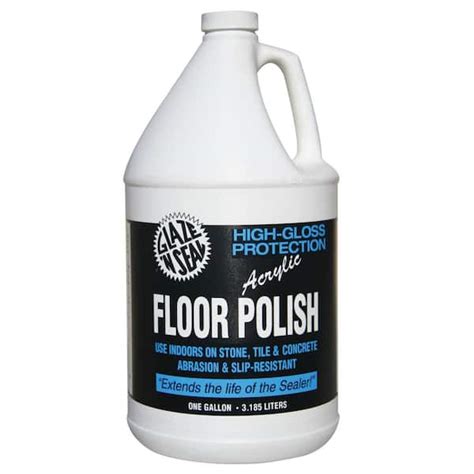 glaze  seal  gal concrete high gloss floor polish   home depot