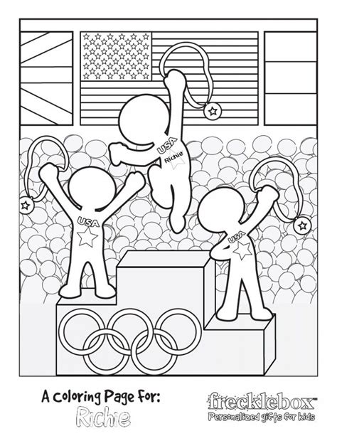 personalized olympic coloring sheet olympic crafts olympic
