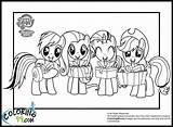 Pony Coloring Little Pages Twilight Rainbow Dash Friends Sparkle Fluttershy Kids Apple Together Jack Friendship Printable Book Sheets Pie Pinkie sketch template