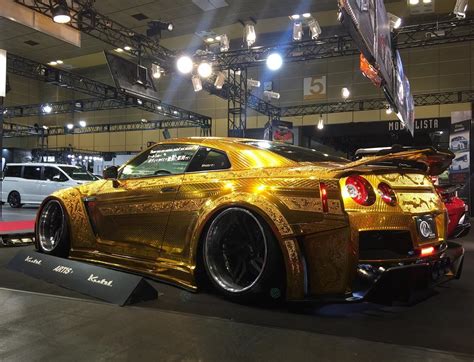 million dollar gold plated car nissan gt   auto news