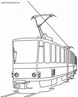 Zug Tram Ausmalbilder Bullet Polar Bridge Trains sketch template