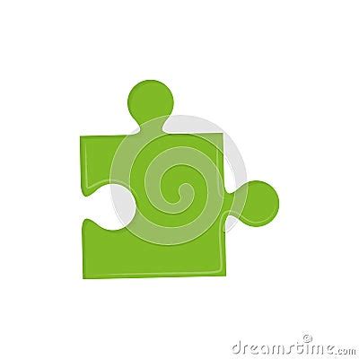 puzzle piece symbol stock illustration image