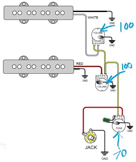 bass guitar wiring diagram  pickups collection faceitsaloncom