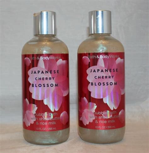 bath and body works japanese cherry blossom bubble bath x 2 ebay