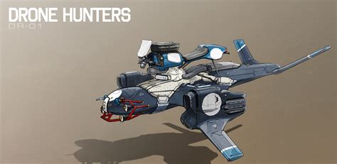 concept ships drone hunters  ian galvin