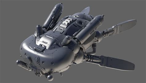 spider drone cgtrader