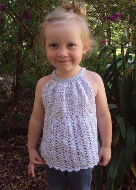 so pretty youll want to crochet this adorable top for your little