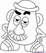 Head Potato Mr Coloring Pages sketch template