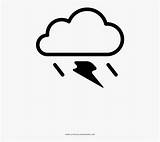 Thunderstorm Temporale sketch template