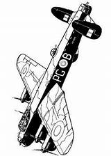 Coloring Pages Kids Lancaster Wwii Fun Aircrafts 1944 Ww2 Plane Airplane Aircraft Vliegtuig B1 Tweede Wereldoorlog sketch template