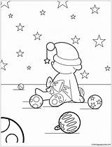 Christmas Pages Teddy Coloring Holidays sketch template