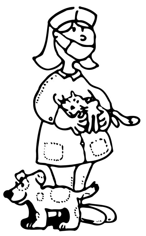 veterinarian coloring pages httpsiftttxtgarfh