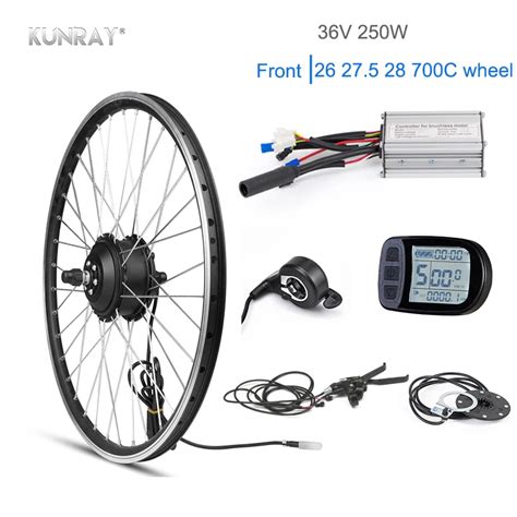 kunray   electric bike kit bldc   ebike conversion kit  cut  power brake