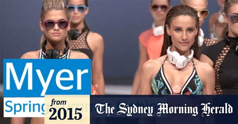 Video The Myer Spring Summer Fashion Launch