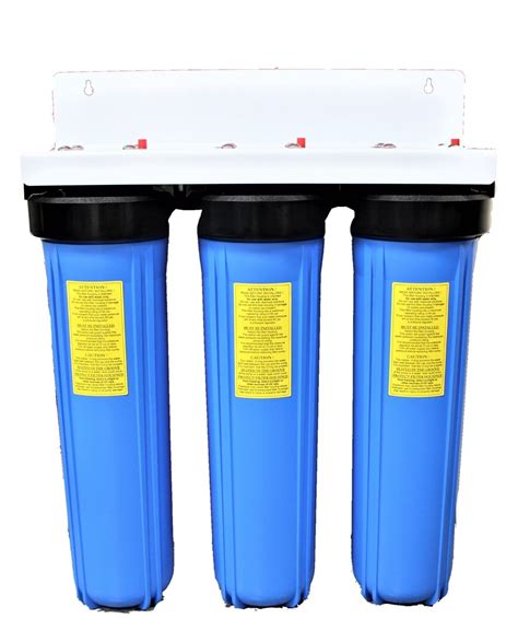 Big Blue 3 Stage Whole House System Water Filter 20 Sediment And