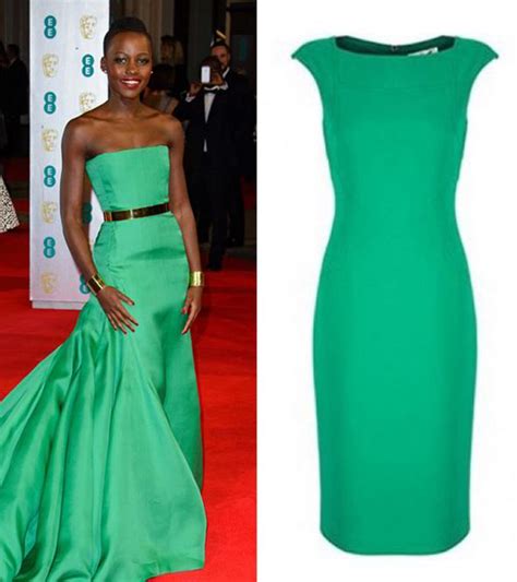 lupita nyong o green dress how to copy her bafta style uk