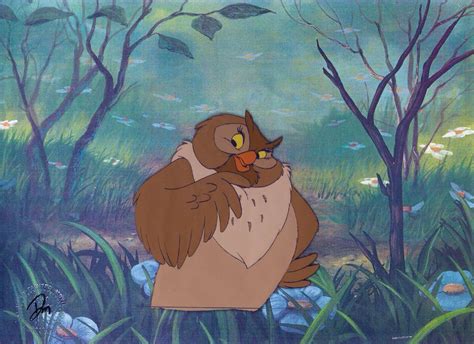 Production Cels Featuring Big Mama From The Fox And The Hound The Fox
